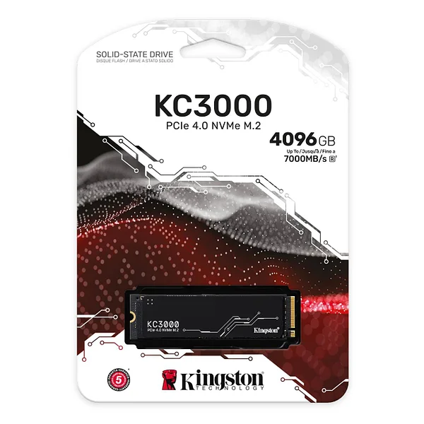 Твердотельный накопитель SSD Kingston SKC3000D/4096G M.2 NVMe PCIe 4.0 (SKC3000D/4096G)