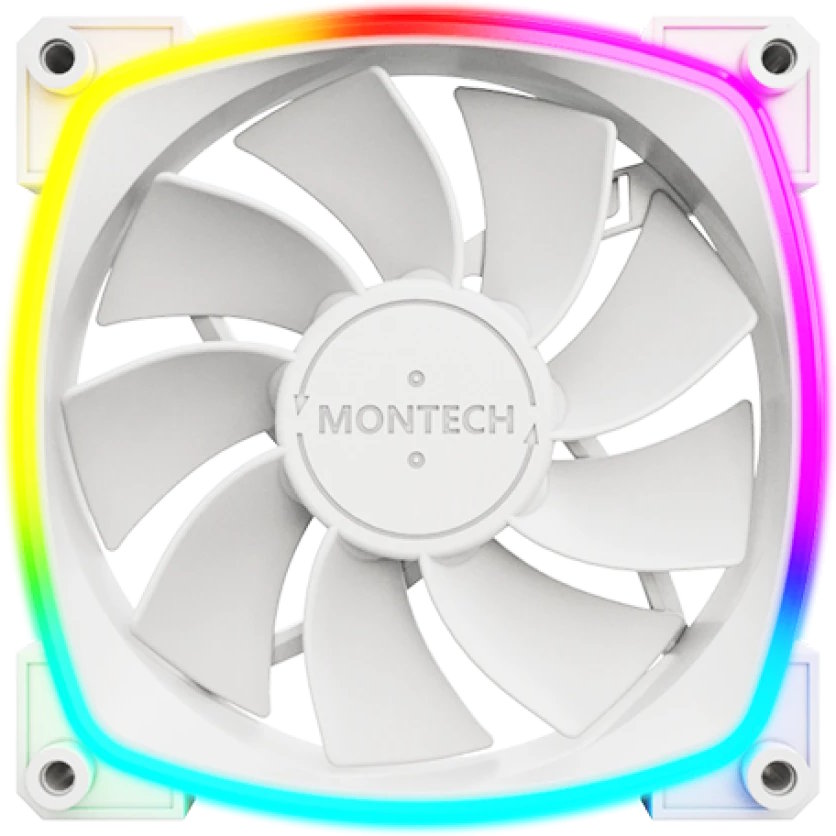 Вентилятор для корпуса Montech RX120 3 in 1 Pack, Белый (RX120 3 in 1 Pack (W))