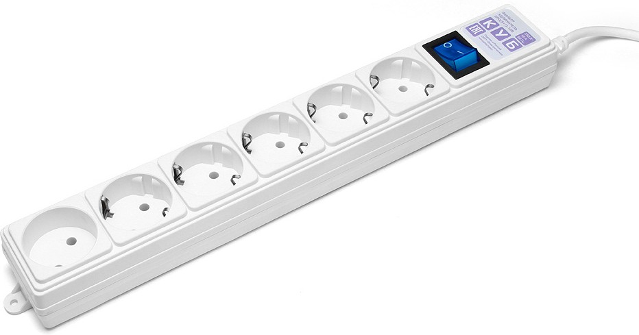 Сетевой фильтр Power Cube, 5м, 6 розеток, Белый (SPG(5+1)-16B-5M) Сетевой фильтр Power Cube, 5м, 6 розеток, Белый (SPG(5+1)-16B-5M)