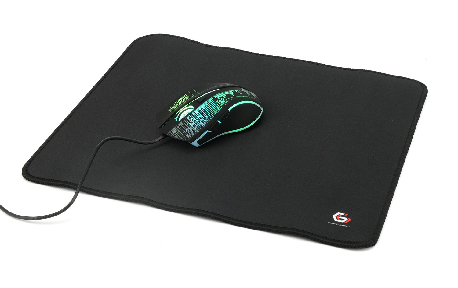 Коврик для мыши Gembird MP-35-30-BLACK, 350х300х3mm  (MP-35-30-BLACK)