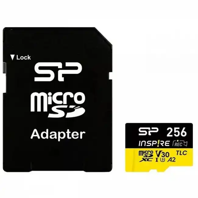 Карта памяти MemoryCard microSDXC 256GB, Silicon Power, Class 10, + adapter SD (SP256GBSTXLA2V1NSP)