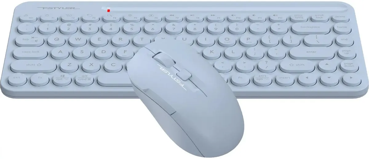 Клавиатура+мышь беспроводная A4tech Fstyler FG3200 Air 2 Blue (FG3200 Air 2 Blue)
