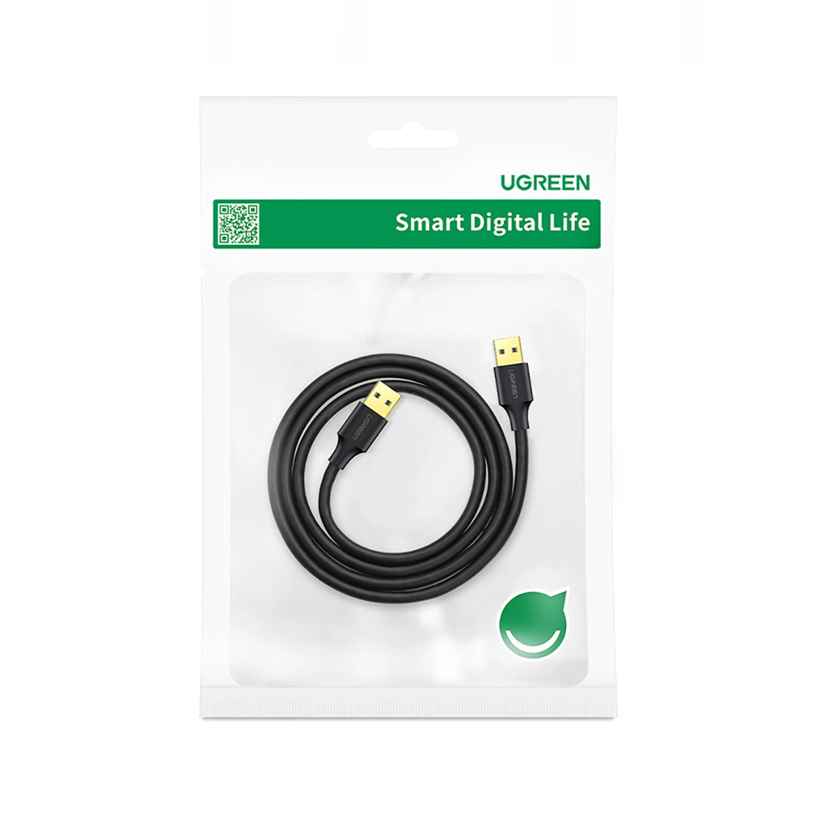 Кабель Ugreen US128, USB-A 3.0, 3m - Black (90576)
