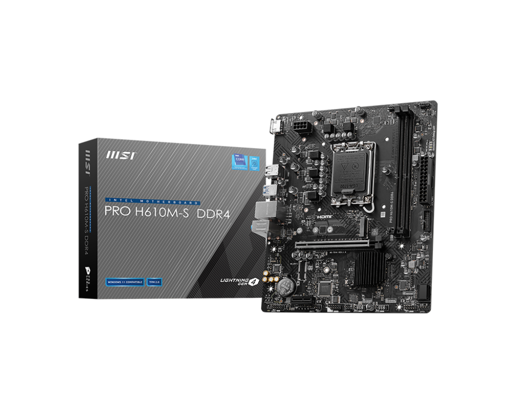 Материнская плата MSI PRO H610M-S DDR4 (PRO H610M-S DDR4)