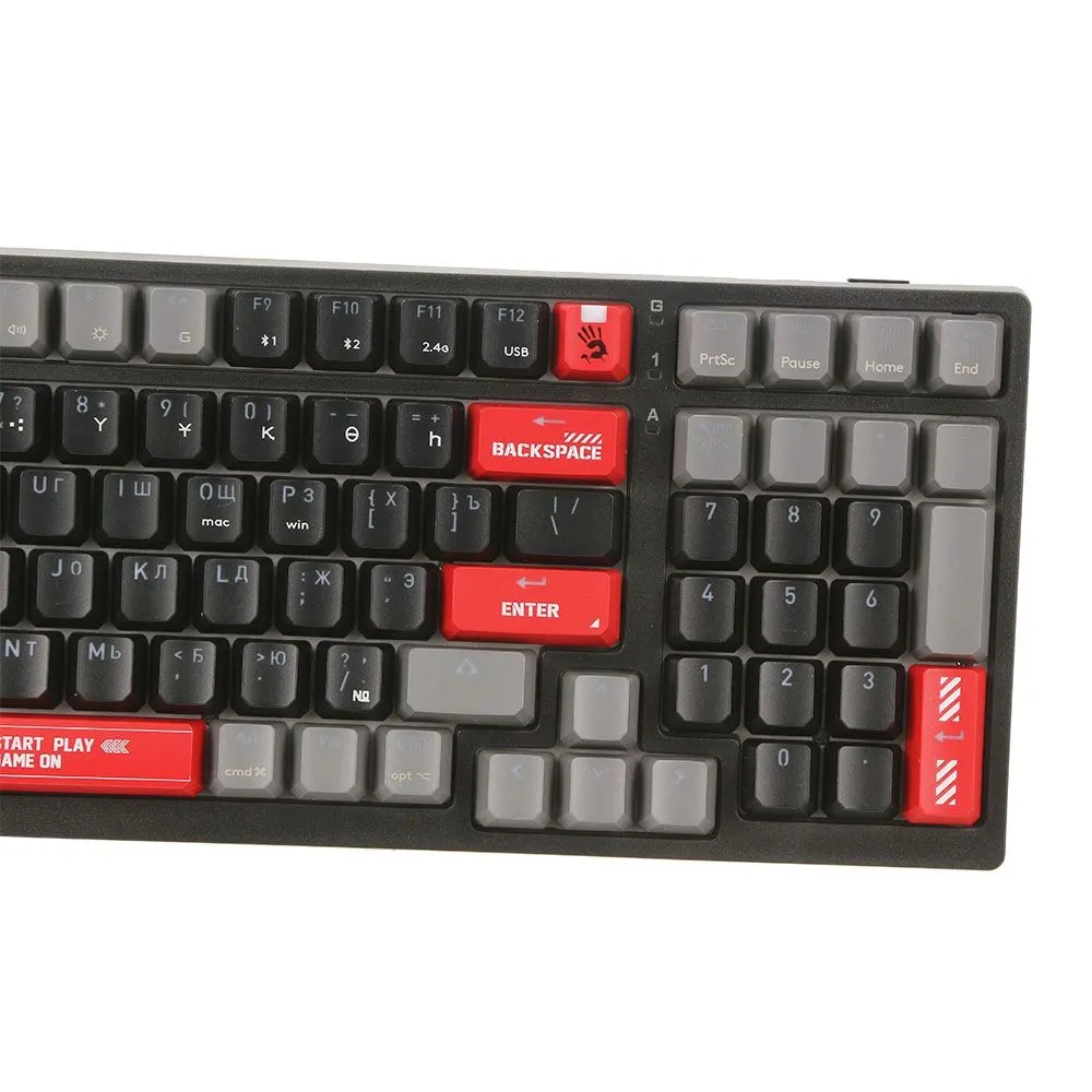 Клавиатура A4Tech Bloody WS98, Sports Red, BLMS Red  (WS98 SPORTS RED)