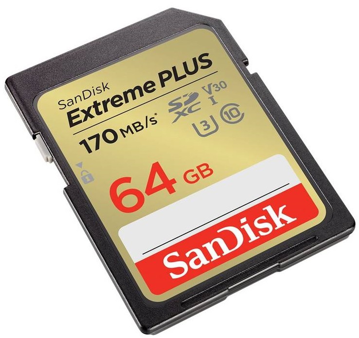 Карта памяти Sandisk Extreme PLUS 64GB SDXC (SDSDXW2-064G-GNCIN)