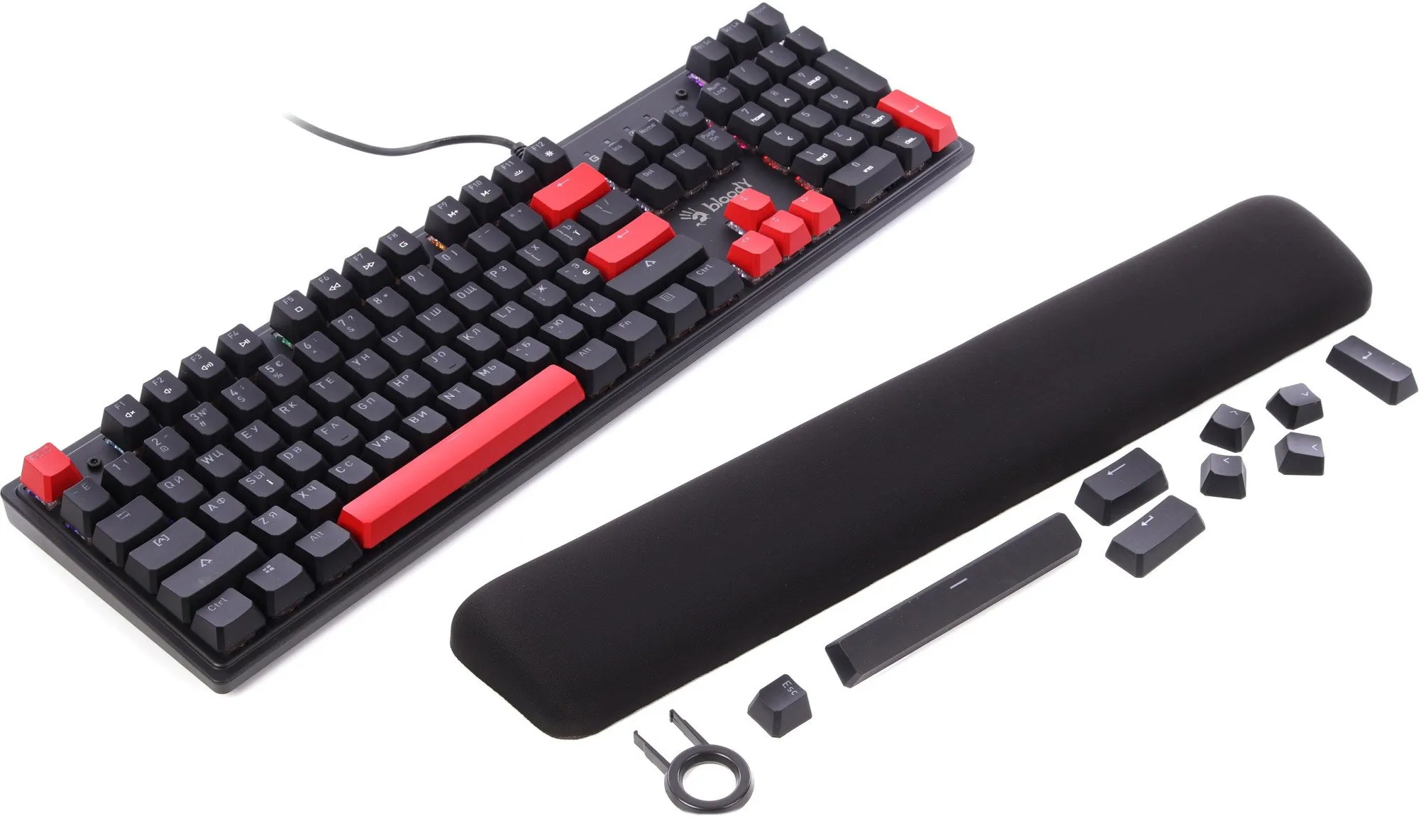 Клавиатура A4Tech Bloody S525N, Fire Black (S525N FIRE BLACK)