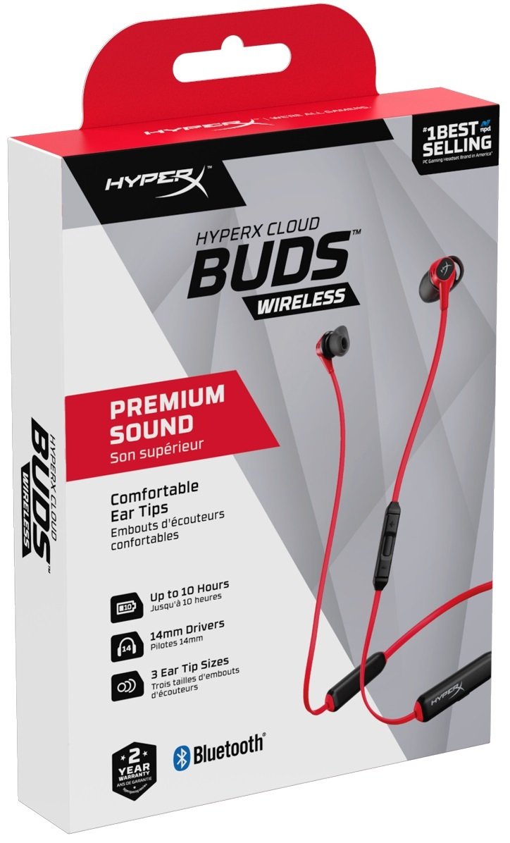 Наушники-вкладыши беспроводные HyperX Cloud Buds HEBBXX-MC-RD/G (HEBBXX-MC-RD/G)