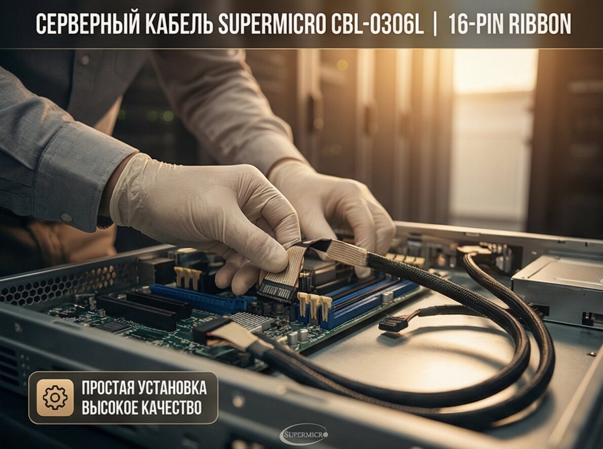 Кабель Supermicro SAS - SATA (CBL-0306L)
