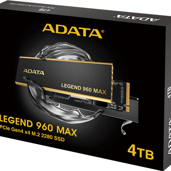 Твердотельный накопитель SSD 4TB Adata Legend 960 MAX, M.2, PCIe 4.0 (ALEG-960M-4TCS)