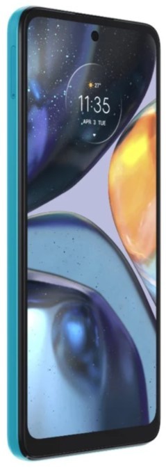 Смартфон motorola moto g22 4/128GB, Iceberg Blue (PAU20013TN)