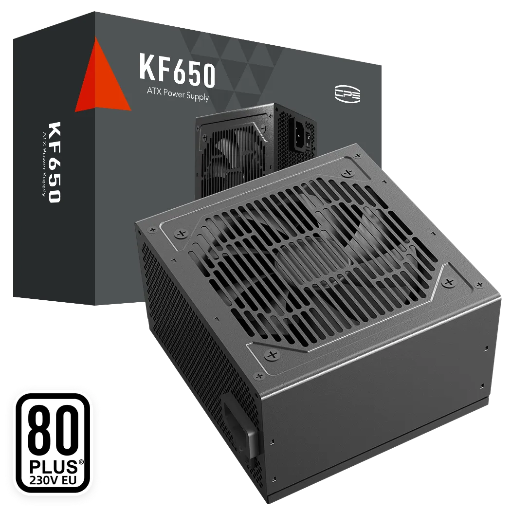 Блок питания ATX 650W PCCooler KF650, 80 PLUS (P3-F650-W1HWBK0-EU)