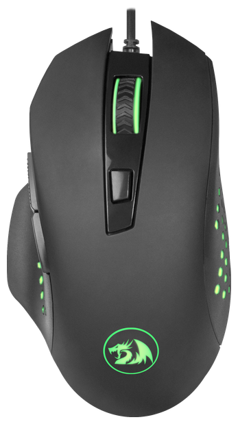Игровая мышь проводная игровая оптическая Redragon Gainer (черный) USB (75170)