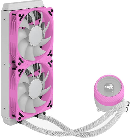 Система водяного охлаждения AeroCool Mirage L240 Pink (L240PK (LGA1700))