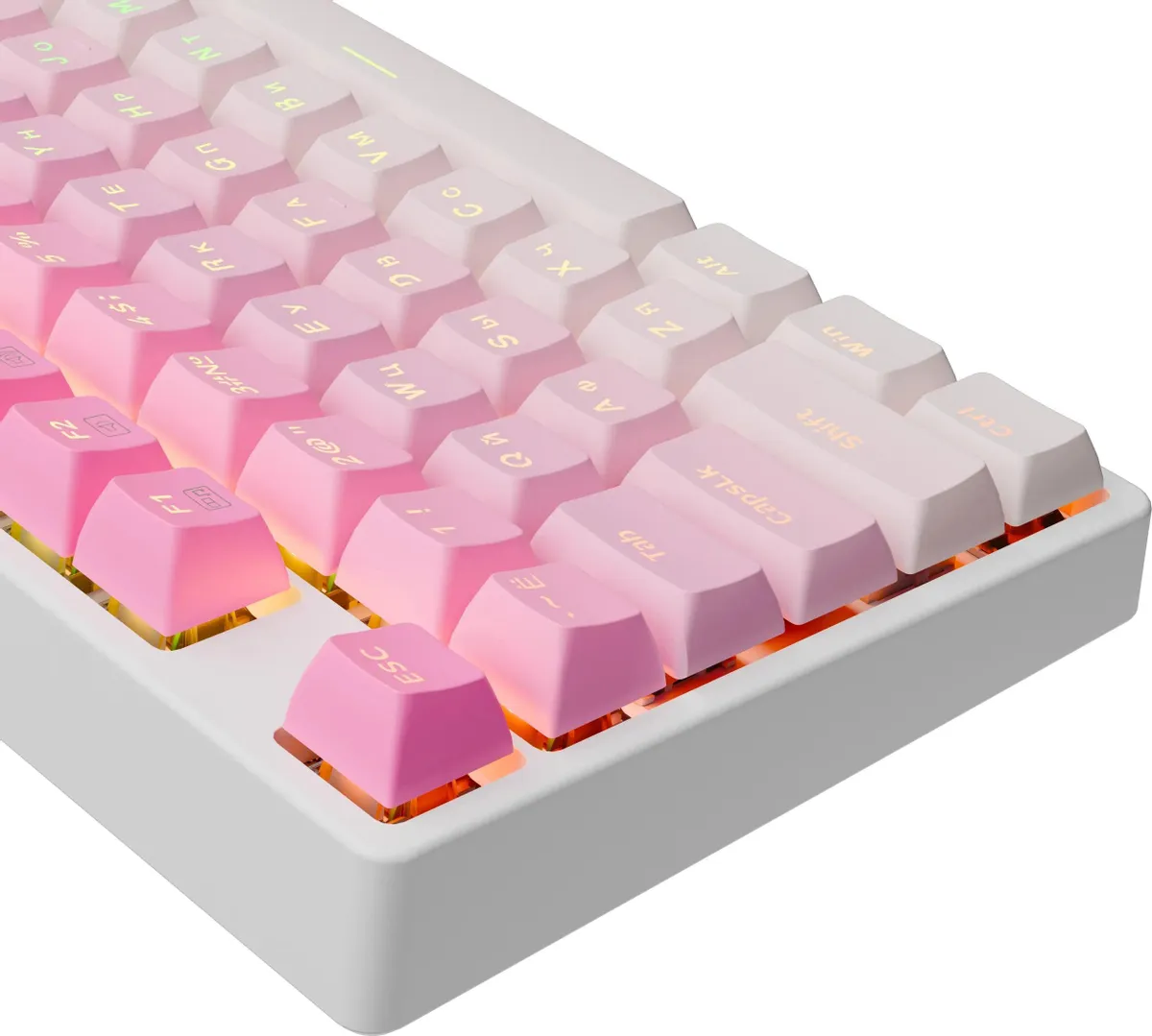 Клавиатура игровая механическая Redragon Cass розовый (71878)
