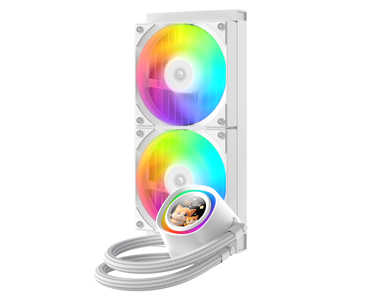 Водяное охлаждение для процессора ID-Cooling FX240 LCD WHITE (FX240 LCD WHITE)