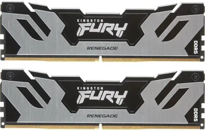 Kingston 96GB 6000MT/s DDR5 CL32 DIMM (Kit of 2) FURY Renegade Silver XMP (KF560C32RSK2-96)
