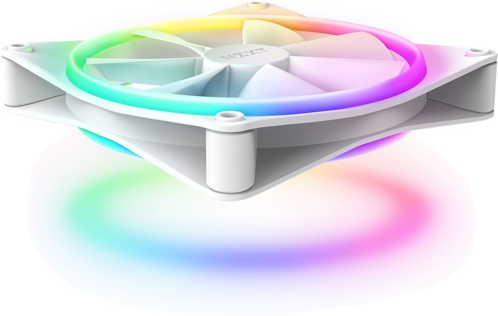 Комплект кулеров для компьютерного корпуса NZXT F140 RGB DUO White 2в1 (RF-D14DF-W1)