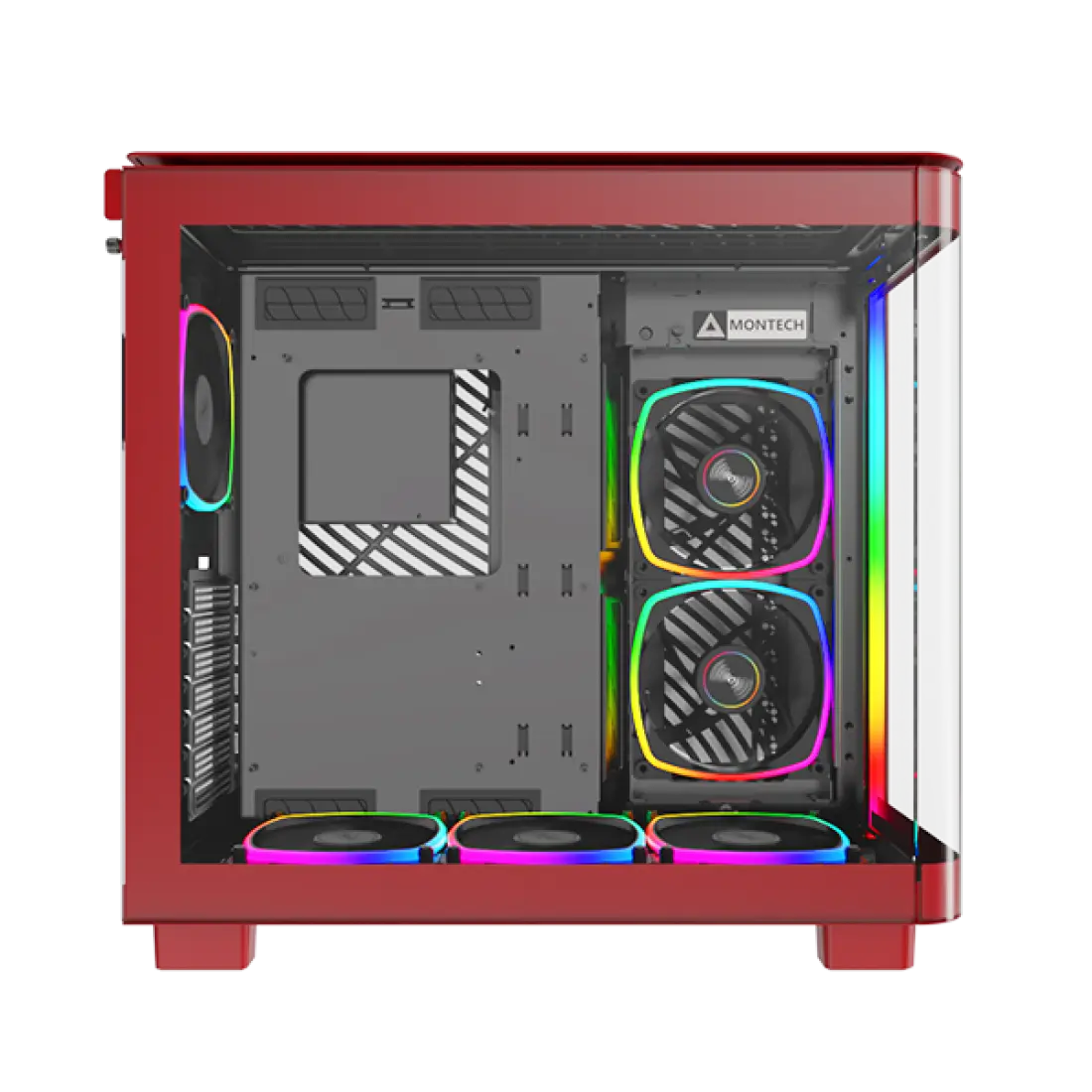Корпус Montech KING 95 PRO, Красный (KING 95 PRO (Red))
