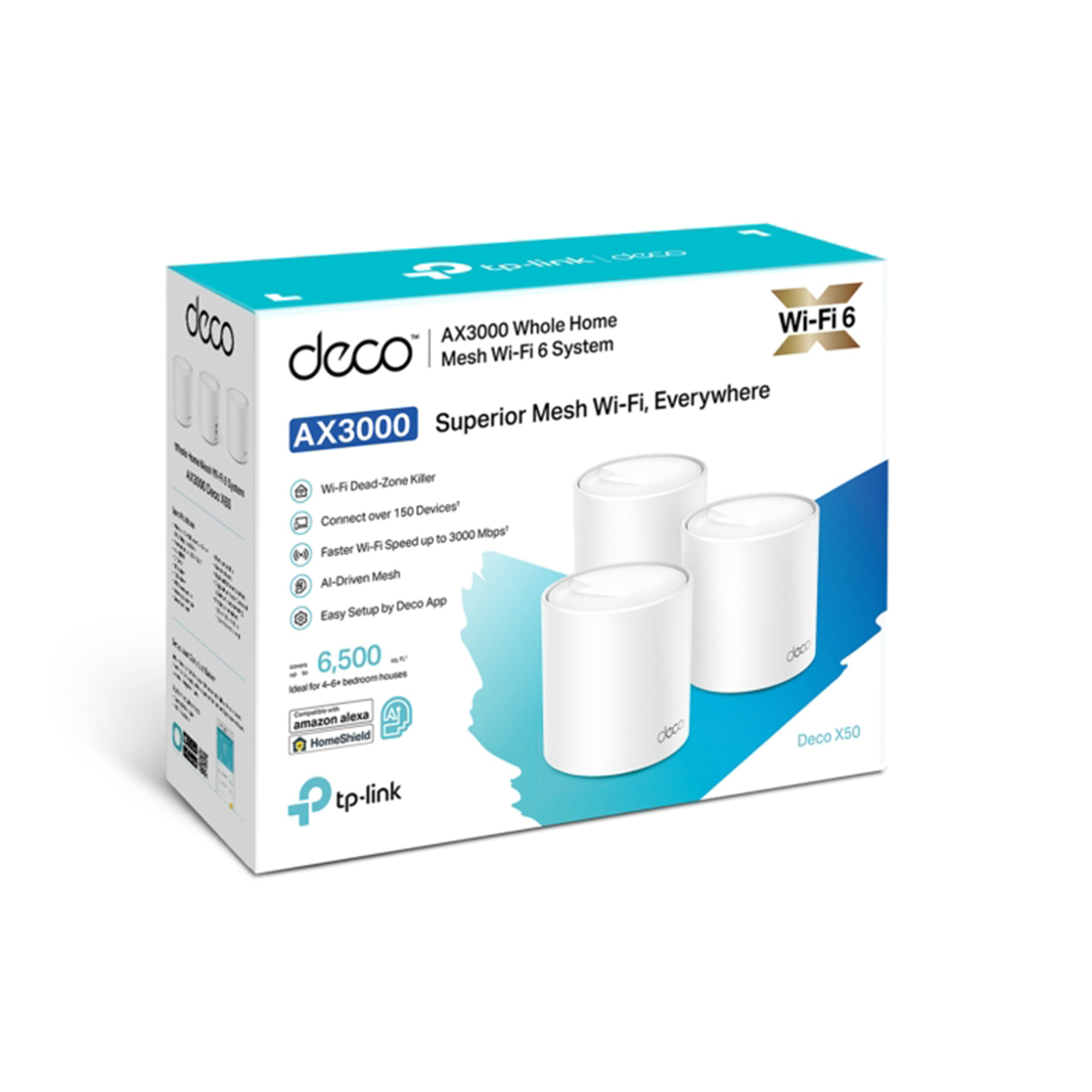 Беспроводная MESH-система Wi-Fi TP-Link Deco X50(3-pack) (Deco X50(3-pack))