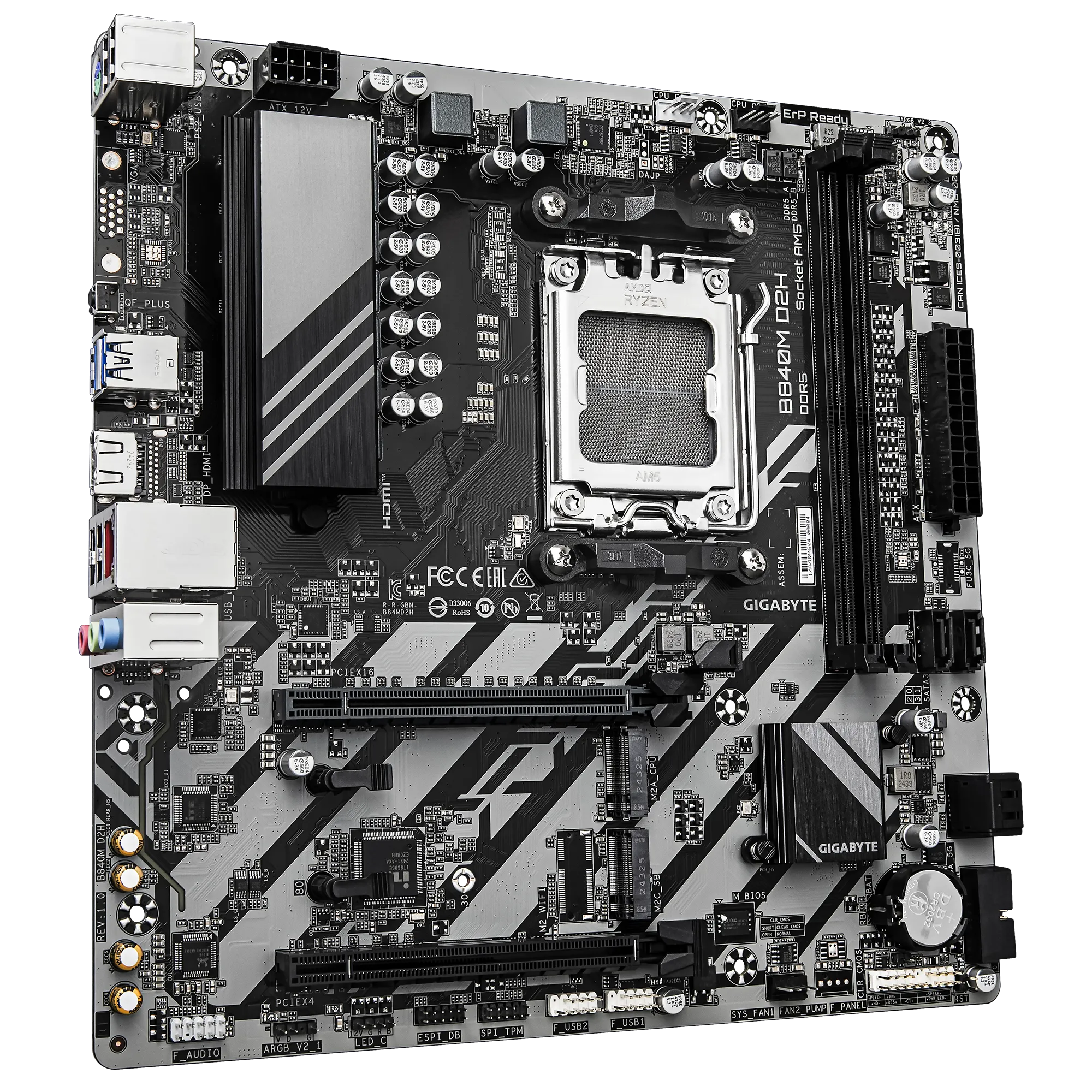 Материнская плата Gigabyte B840M D2H (B840M D2H)