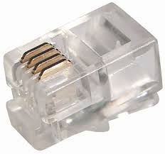 Коннектор RJ-9 телекоммуникационный (UTP RJ-9)