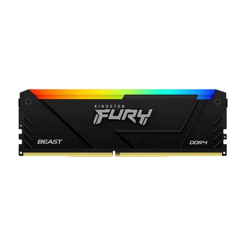 Оперативная память Kingston FURY Beast RGB 8Гб DIMM DDR4 3600MT/s KF436C17BB2A/8 (KF436C17BB2A/8)