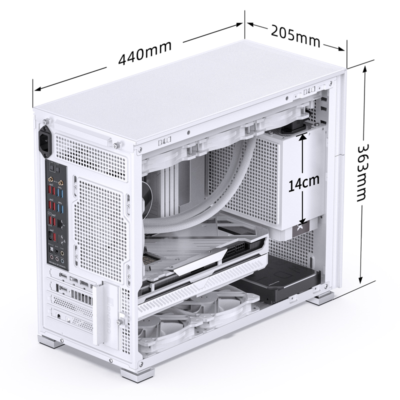 Компьютерный корпус Jonsbo D31 STD White  (D31 STD White)