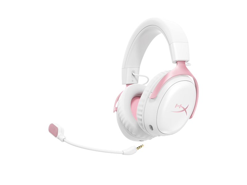 Гарнитура, HyperX Cloud III S Wireless, Бело-розовый (DG0R2AA)