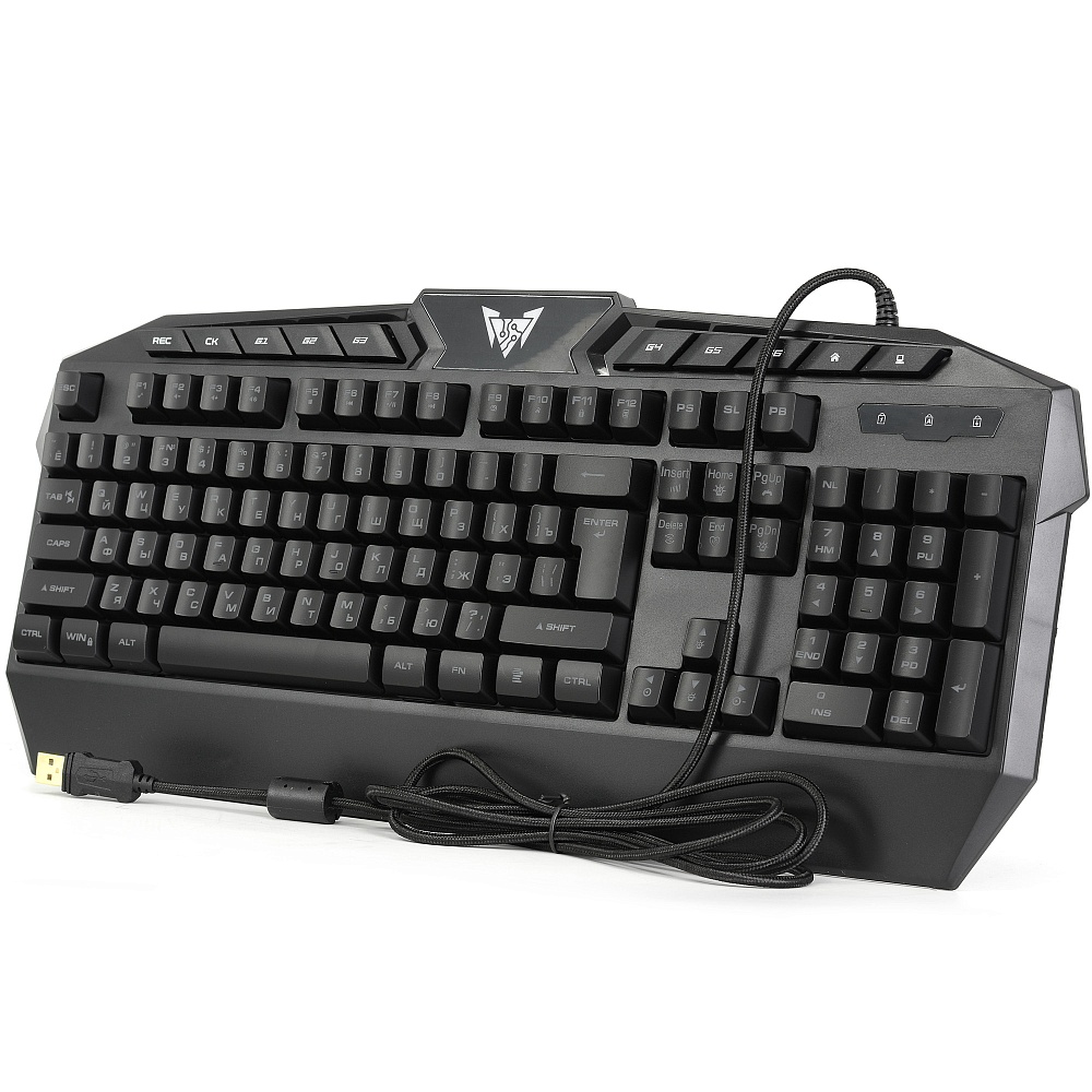 Клавиатура Crown CMGK-404, Черный (CMGK-404)