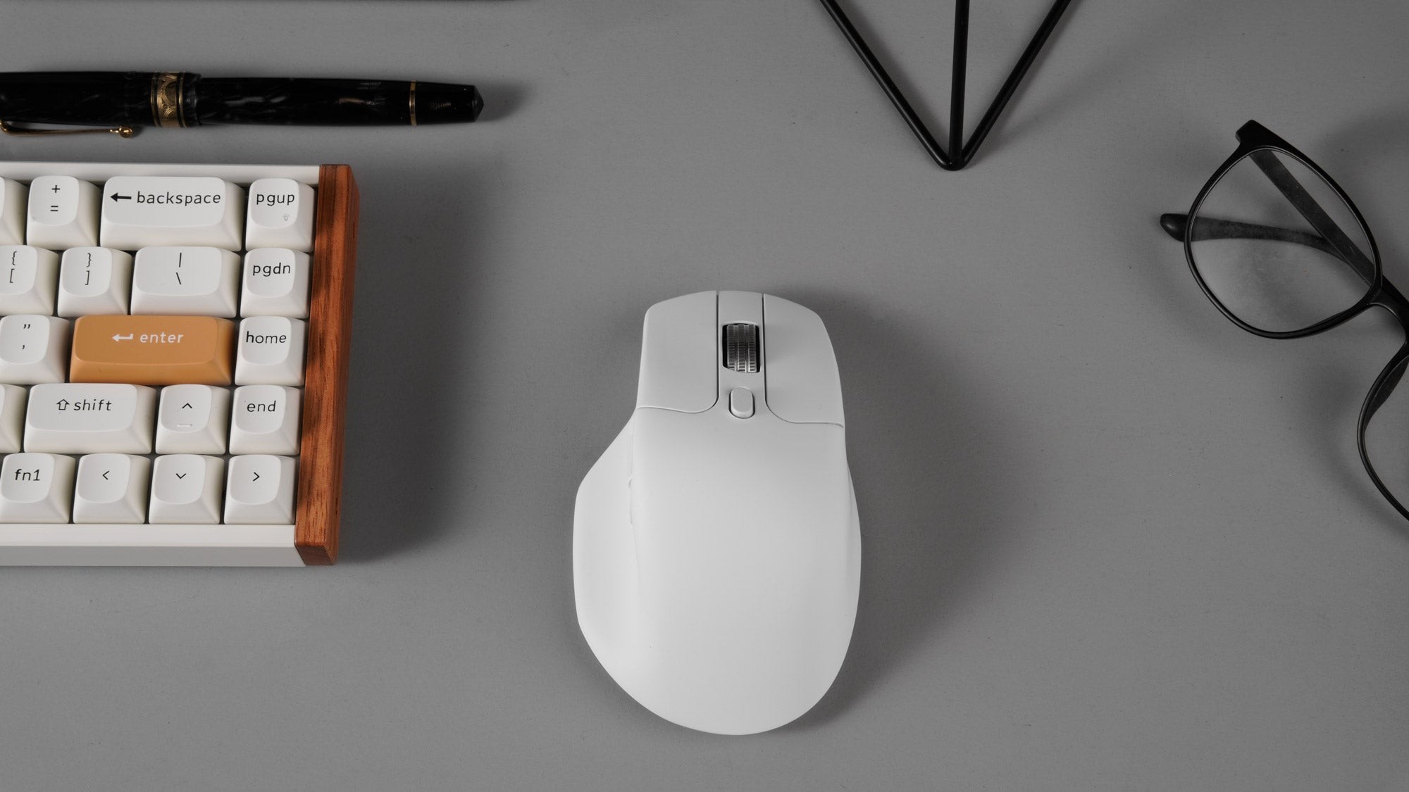 Мышь игровая беспроводная Keychron M6 8K Wireless, белый (M6S-A24)