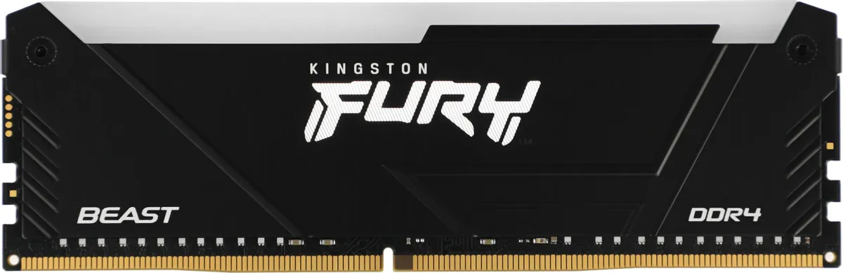 Оперативная память Kingston Fury Beast RGB DDR4 DIMM 8Gb 3200MHz (KF432C16BB2A/8WP)
