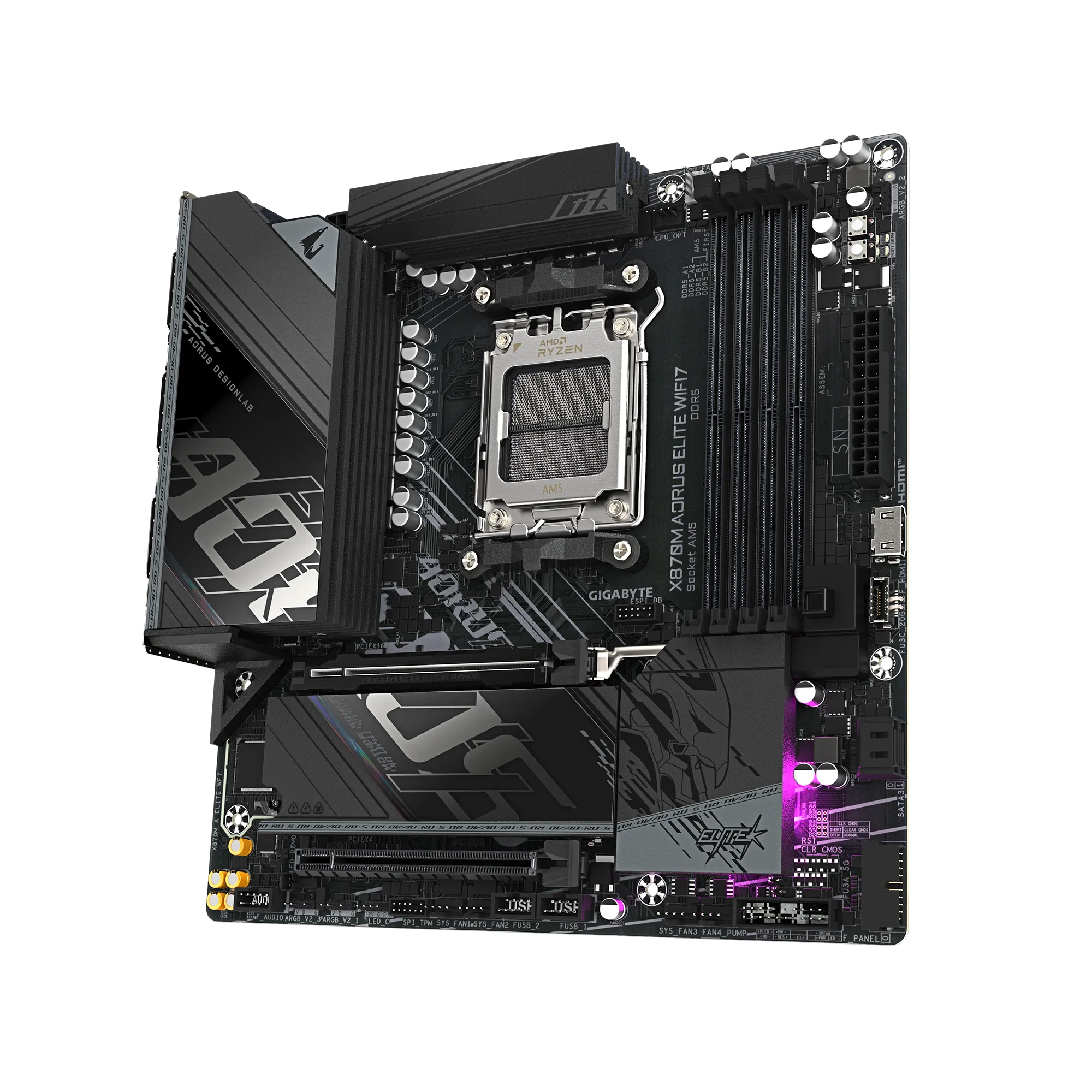 Материнская плата Gigabyte X870M Aorus Elite WiFi7 (X870M A ELITE WF7)