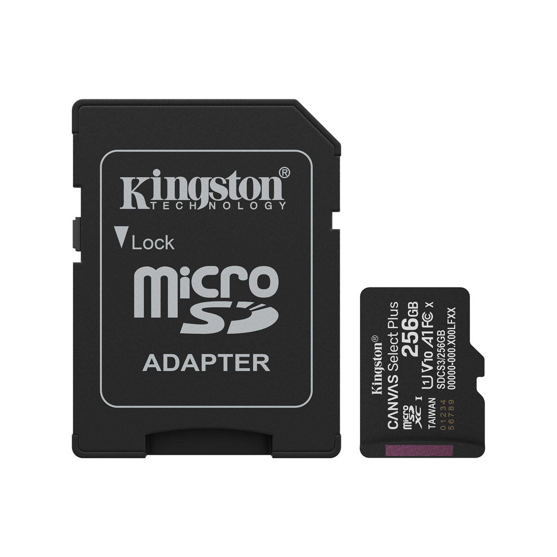 Карта памяти MicroSD 256GB Class 10 UHS-I Kingston (SDCS3/256GB)