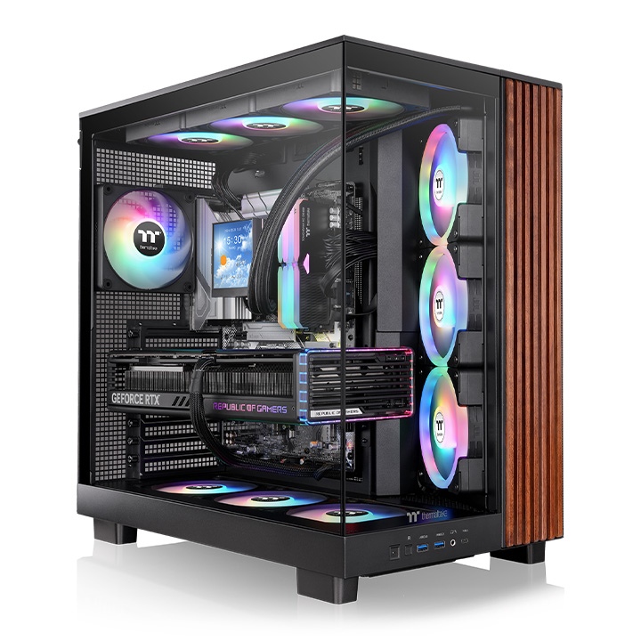 Компьютерный корпус Thermaltake View 380 XL WS ARGB - Black (CA-11E-00M1WN-WS)