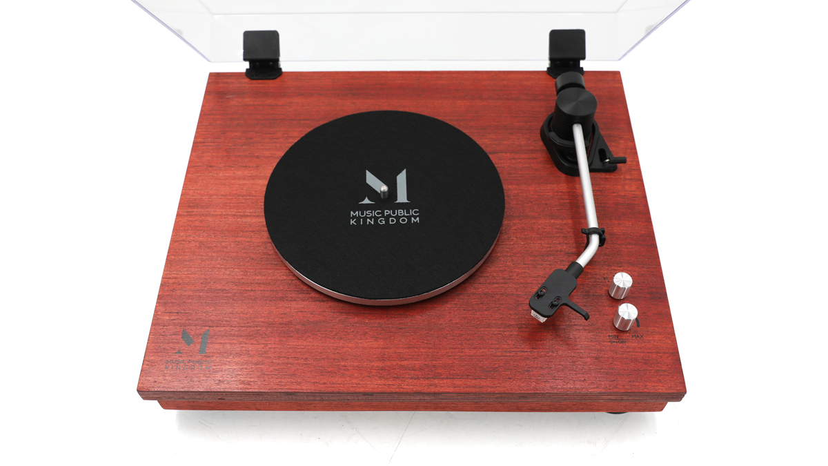 Проигрыватель винила Music Public Kingdom TT37ATS + Акустическая система, Wood (TT37ATS)