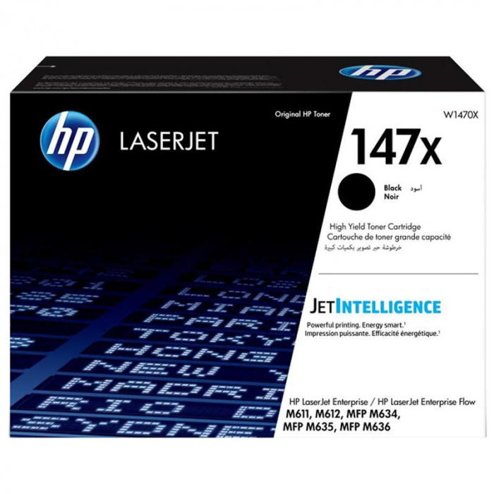 Лазерный картридж HP W1470, 147X, увеличенной емкости LaserJet, черный (W1470X_K)