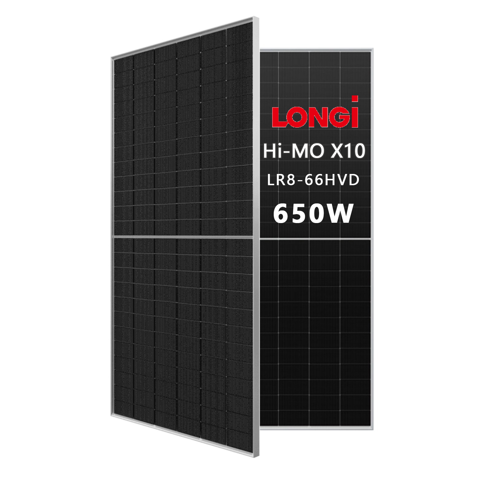 Высокоэффективная двухсторонняя солнечная панель (Hi-Mo X10  LR8-66HVD-650M (двухсторонние))