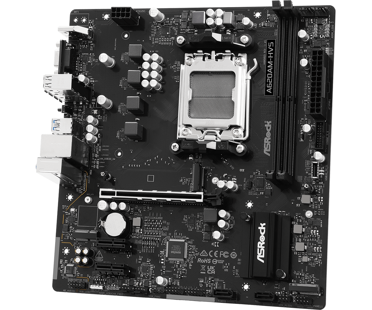 Материнская плата ASRock A620AM-HVS (A620AM-HVS)