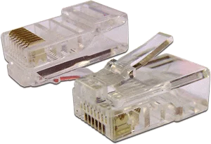 Коннектор RJ45 UTP 8P8C, универсальный, cat.5e, 100 шт. (TWT-PL45-8P8C)