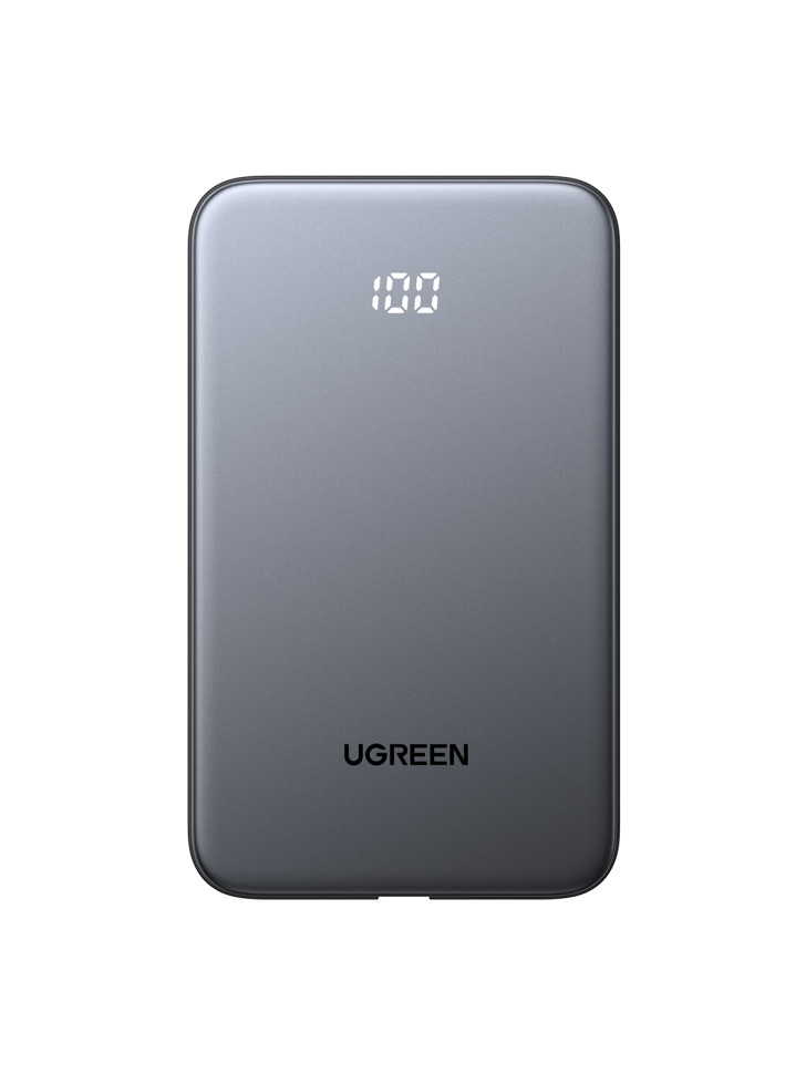 Мобильный аккумулятор UGREEN Power Bank, 10000mAh, 20W, серый, PB526 (75161B)