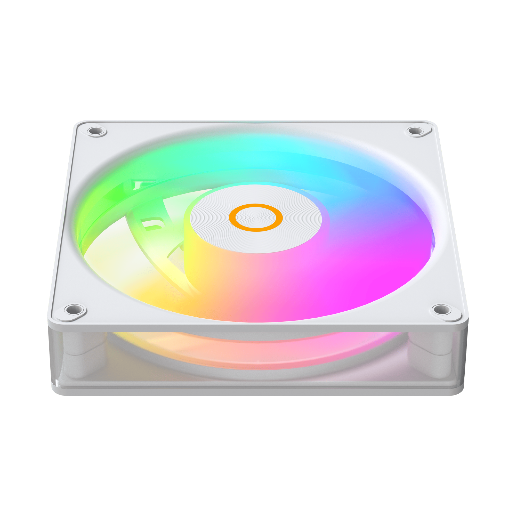 Вентилятор для корпуса Ocypus Gamma F12 Elite WH ARGB, Белый (Gamma-F12-WH1AM00E-GL)