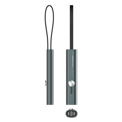 Кабель Micro USB/Lightning/USB Type-C LDNIO LC99, 0.3m, Gray (690925)