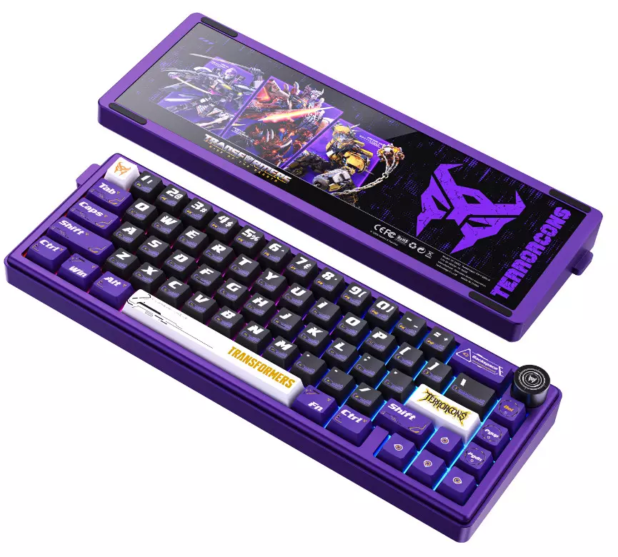 Клавиатура беспроводная Transformers TF-GK02, Purple (TF-GK02, Purple)