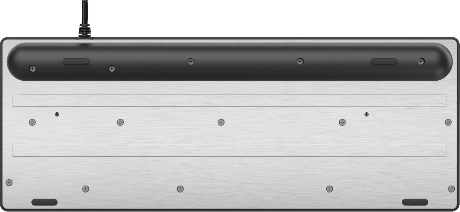 Клавиатура игровая Trust RU GXT 833 THADO черный (23698)