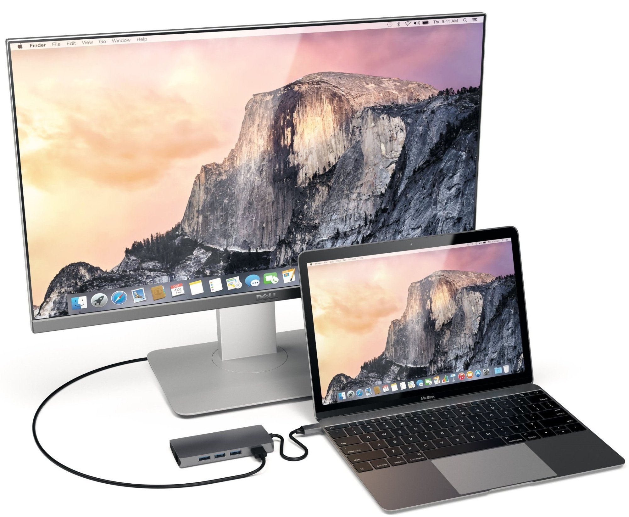 Картридер / USB-хаб Satechi Type-C Multi-Port Adapter 4K with Ethernet V2 - Space Gray (ST-TCMA2M)