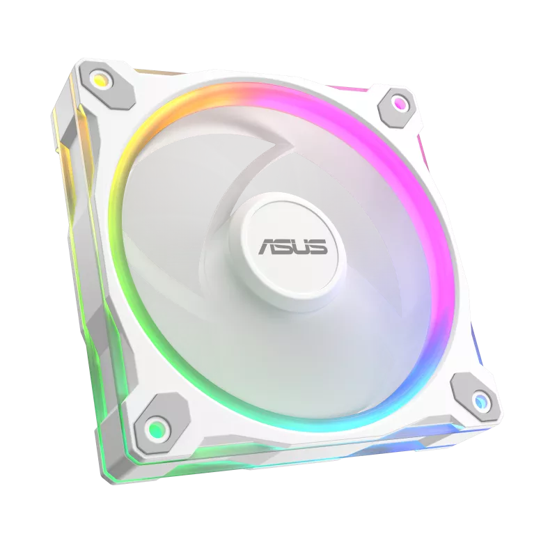 Вентилятор для корпуса ASUS Prime MR120 ARGB Reverse Fan - Triple Pack, WHITE (PRIME MR120 FAN ARGB REVERSE WHITE 3IN1)