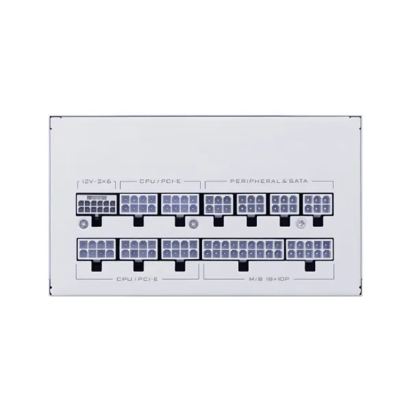 Блок питания Lian Li SX1000P 1000W, 80+ PLATINUM White (G9P.SX1000P.W000.EU)