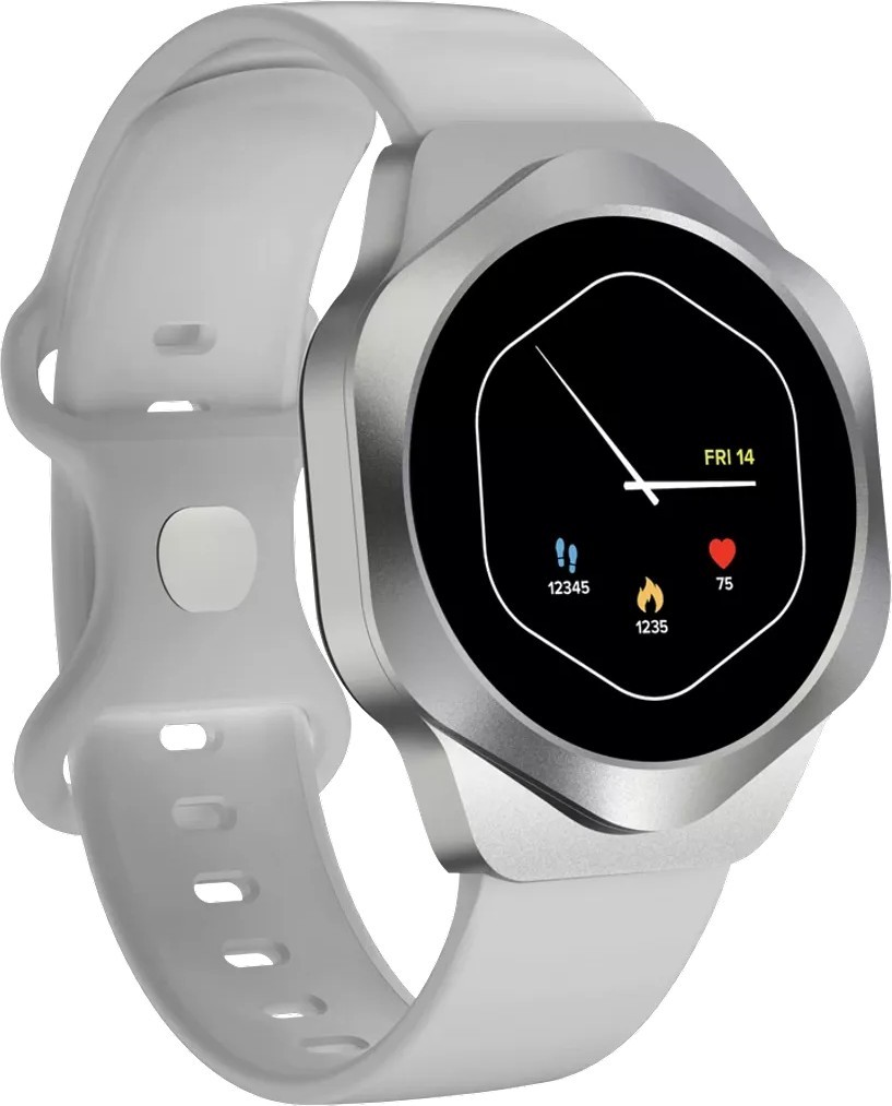 Смарт часы Canyon Hexagon 88 BT-CALL Silver (CNS-SW88SS)
