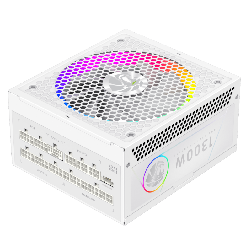 Блок питания Gamemax RGB PRO 1300P WH Platinum (2110-1300B0026)